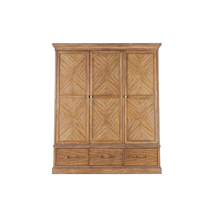 老人房高品复古实木衣柜|UM69-5051