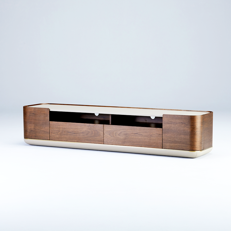 别墅客厅时尚造型实木电视柜|JZ-R227